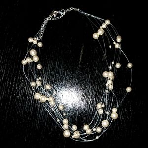 🤍Very Pretty White Pearl Necklace🤍